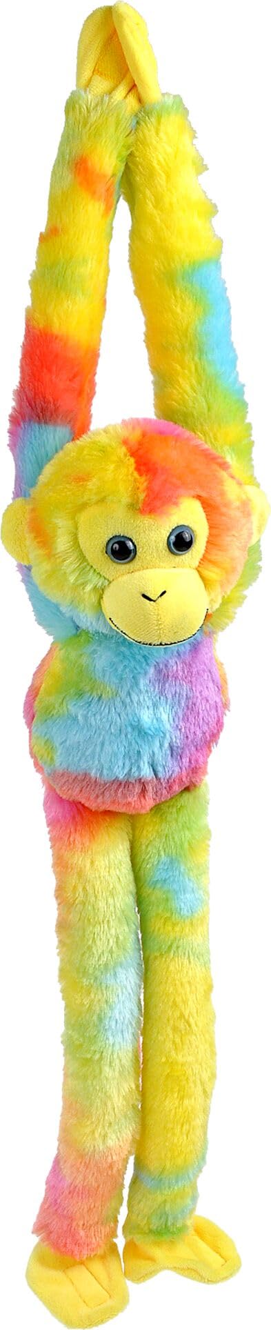Wild Republic Vibe Brights Rainbow Monkey Stuffed Animal  20