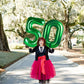 Dark Green Number 5 Balloon 40 Inch For Boy Girl Birthday Party Decorations, Five Year Old Balloon Decorations, 5 15 Number Ball