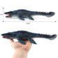 Rcomg Dinosaur Figure Mosasaurus Toy, Realistic Ancient Deep Sea Monster Figurine Educational Prehistoric Swimming Ocean Dinosau