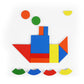 Wooden Magnetic Blocks Toys - Shape Pattern Building Block - Large Tangram Puzzles for Kids - Geometric Creative Development Toys Montessori Learning Material - Stocking Fillers Stuffers 3 Years