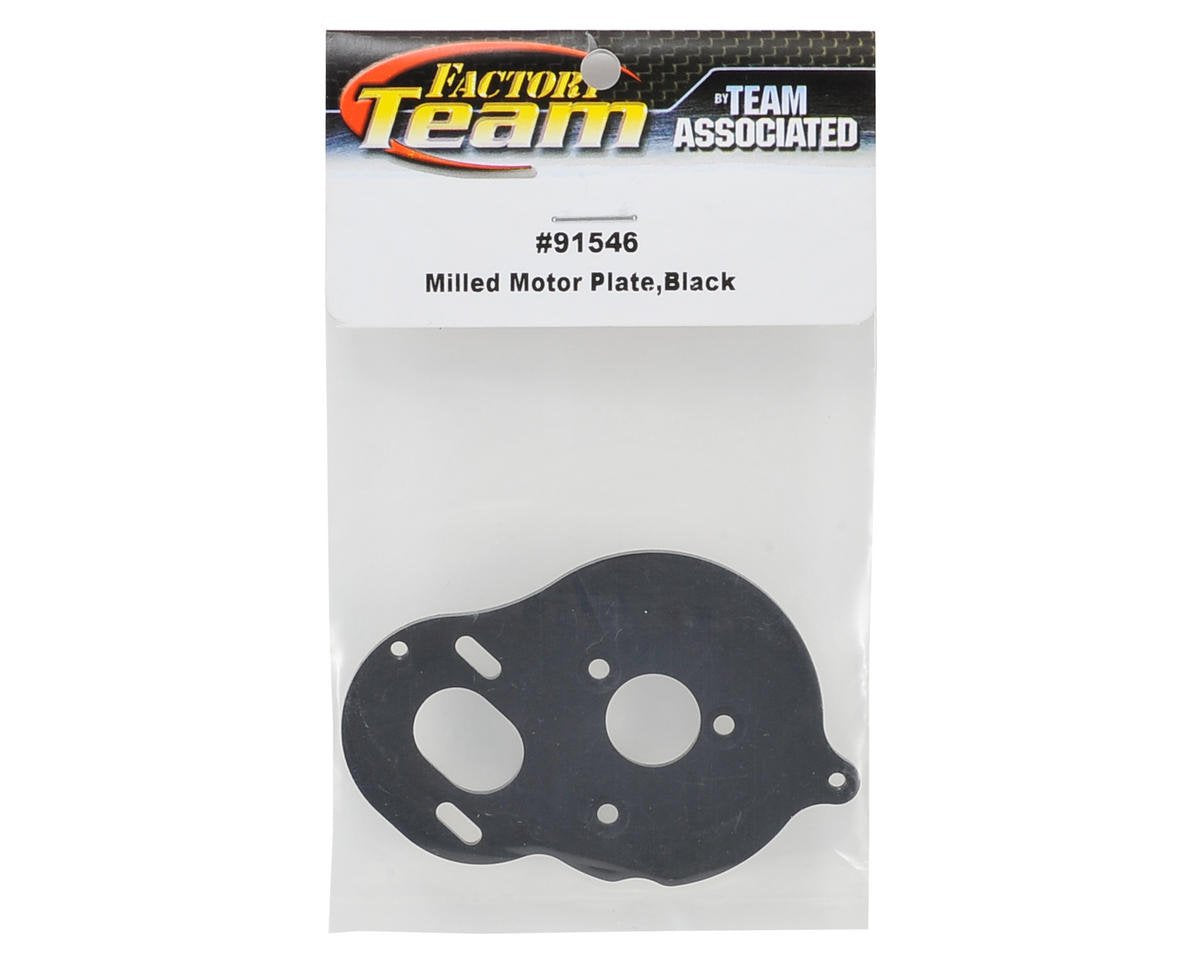 Team Associated 91546 FT Milled Motor Plate Vehicle Part, Black