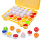 Gbayle Letters Matching Eggs 26Pcs Abc Toys Alphabet Educational Color & Shape Recognition Sorter Puzzle Skills Study Toys Easte