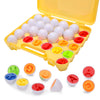 Gbayle Letters Matching Eggs 26Pcs Abc Toys Alphabet Educational Color & Shape Recognition Sorter Puzzle Skills Study Toys Easte