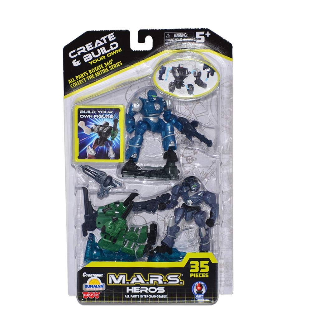 Cybotronix M.A.R.S. Heroes Darkbeat-Frosty Action Figure 3.5" Dark Model 5885142