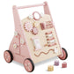Beright Wooden Baby Walker Push And Pull Learning Activity Walker Kids Activity Toy Multiple Activities Center Develops Motor Sk