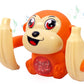 Toyshine Dancing and Spinning Rolling Doll Tumble Monkey Toy Banana Monkey with Musical Toy with Light and Sound Effects
