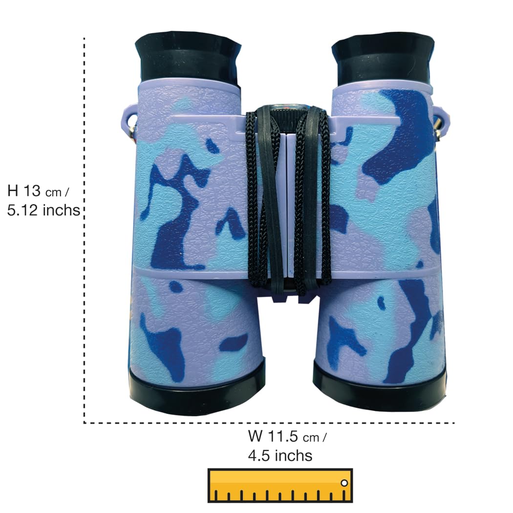 ExplorAvision - Ocean Binocular from Deluxebase. Sea Life Portable and Compact Binoculars for Kids, Educational Oceanic Explorer