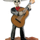 Skeleton Skull Black Mariachi Band Bassist Figurine Collectible