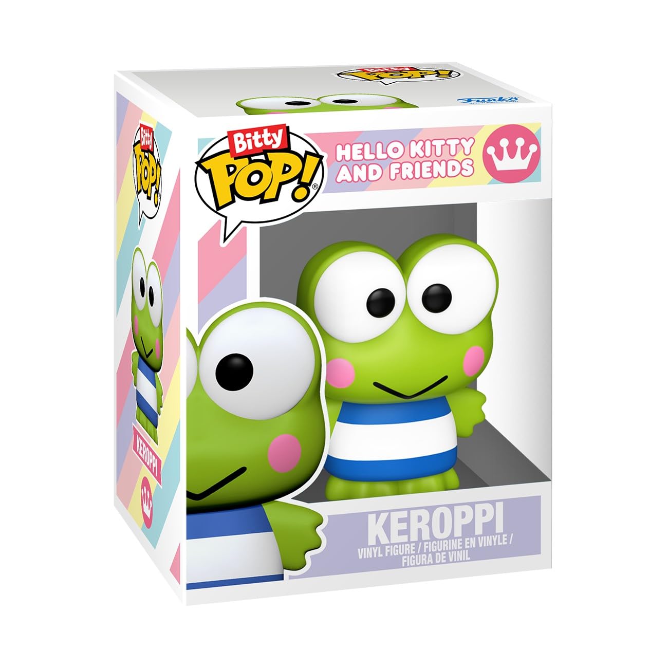 Funko Pop! Bitty: Sanrio - Keroppi, Hello Kitty (Unicorn Party), Pochacco, and Chase Mini Figure - 0.9 Inch (2.2 Cm) - Hello Kit