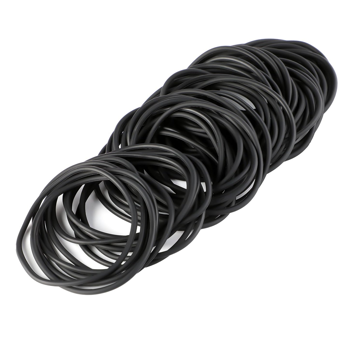 Senkary 30 Pieces Silicone Jelly Bracelets Stretchy 80s Black Rubber Bracelets Gummy Wristbands for Party Favors, Adults, Women,