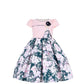 Cosplay Life Floral Dress for Girls and Young Adults Fashion Flower Waistline Kids Party Festival Dress Ages 5-9 Years Old A1 (7