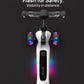 Elecosmos Kids Electric Scooter For Age 4-9, Light Up 3 Wheeled Scooter With Big Led Wheels, Flashing Deck, 3 Adjustable Heights