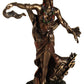 Oya - Goddess Of Wind, Storm And Transformation Figurine, Bronze Color