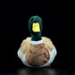 Double Bread 12' Mallard Duck Plush, Realistic Mallard Duck Stuffed Animal, Soft Lifelike Green Duck Toys Real Plushie Toy Gifts For Kids