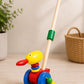 Wooden Duck Push Toy for Kids | Montessori Walking for Toddlers 13 Years | Educational Wooden Along | NonToxic Learning Tool |