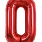 Toniful 40 Inch Large Bright Red Letter Balloons A-Z, Giant Jumbo Helium Foil Mylar Big Letter O Balloons For Birthday Party Ann