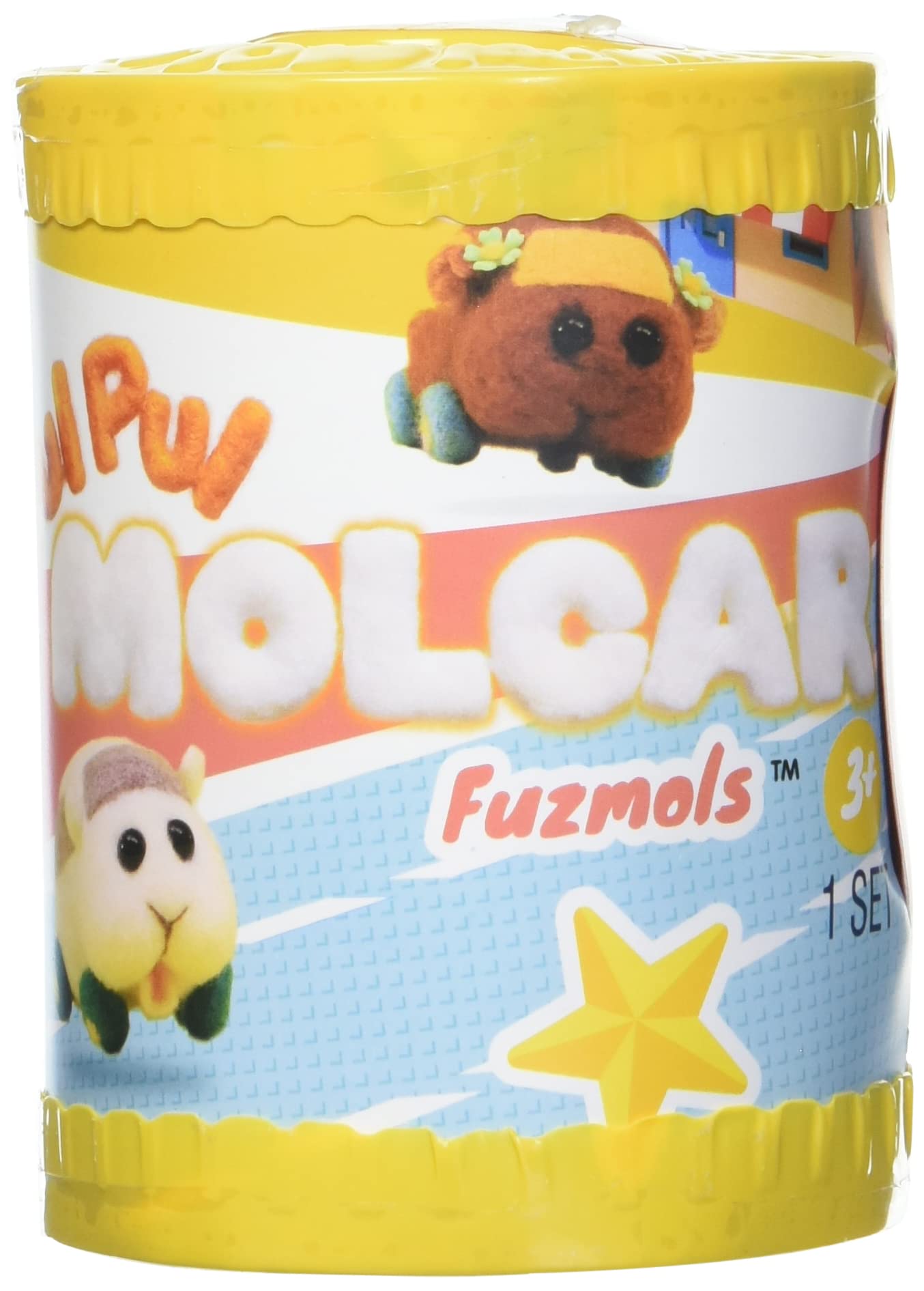 Mga Entertainment Pui Pui Molcar 2.5' Fuzmols Figures Asst, Multicolor