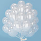 Partywoo Clear Balloons, 50 Pcs 12 Inch Transparent Balloons, Clear Balloons For Balloon Garland Or Balloon Arch As Birthday Party Decorations, Wedding Decorations, Baby Shower Decorations, Clear-Y2