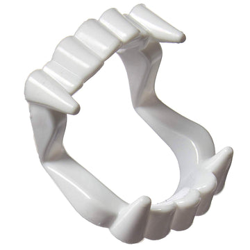 Boieo White Vampire Fangs for Kids - Halloween Costume Props - Small Plastic