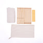 Watevlotcs Kids Play Teepee Tent With Carry Bag 43 X 43 X 63 Inch, Natural Cotton Canvas + Pine Wood Frame