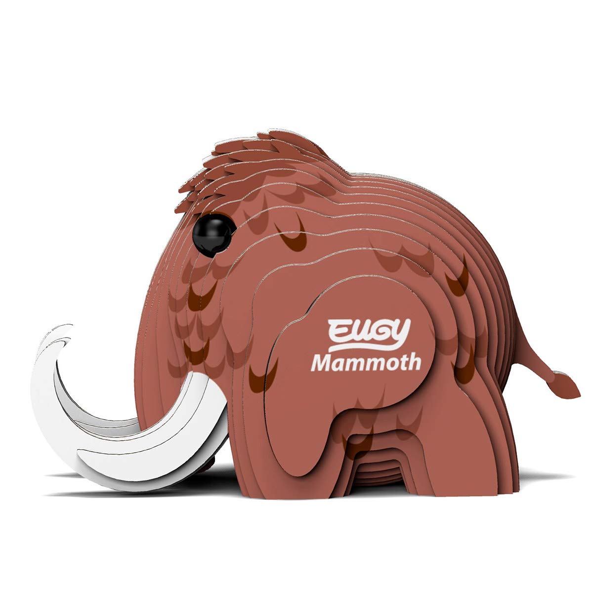 Eugy Mammoth 3D Puzzle, 22 Piece Eco-Friendly Educational Toy Puzzles For Boys, Girls & Kids Ages 6+