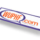 The Office Wuphf.Com Sticker - White 8.25-Inch X 2.75 -Inch With Red & Blue Print - Sitcom Social Media Startup Spoof - Great Gift For Hit Comedy Television Series Fans - For Home, Work, School