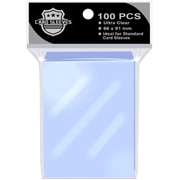 100Ps Soft Clear Card Team Bag Protectors Sleeves For Card Game,Top Loader Fit For Magic Cards And Premium Cards And Mtg,Basebal