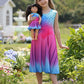 Bow Dream Girl Dress and Matching American Girl Doll Clothes Accessories Rainbow Mermaid Unicorn Size 120