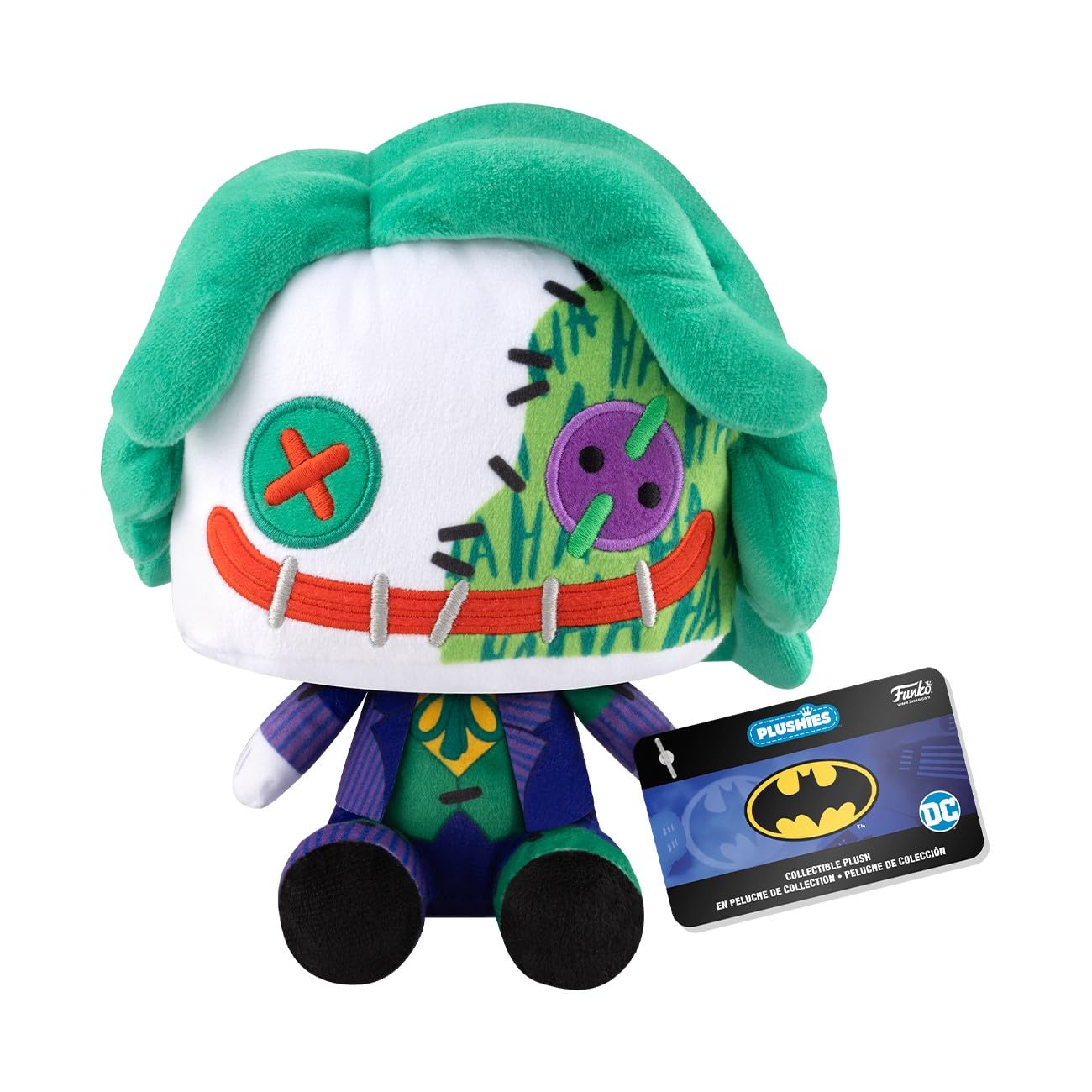Funko Pop! Plush: Patchwork - The Joker - Dc Comics - Collectable Soft Plush - Birthday Gift Idea - Official Merchandise - Stuff