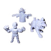 Masters of the Universe M.U.S.C.L.E. Mini Figure 3-Pack: Orko  Battlecat  Fisto