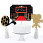Big Dot Of Happiness Red Carpet Hollywood - Red Carpet Party Centerpiece Sticks - Movie Night Party Centerpiece Sticks - Table Toppers - Set Of 15