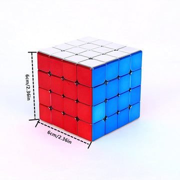 Liangcuber Cyclone Boys 4X4 Speed Cube Mirror Reflective,Magnetic 4X4 Speed Cube Stickerless Shiny Cube