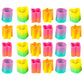 The Dreidel Company Rainbow Coil Spring Assortment, Heart, Star, Butterfly, Circle Shaped Coils, Party Favor For Kids, 1.4' (35Mm) (24-Pack)