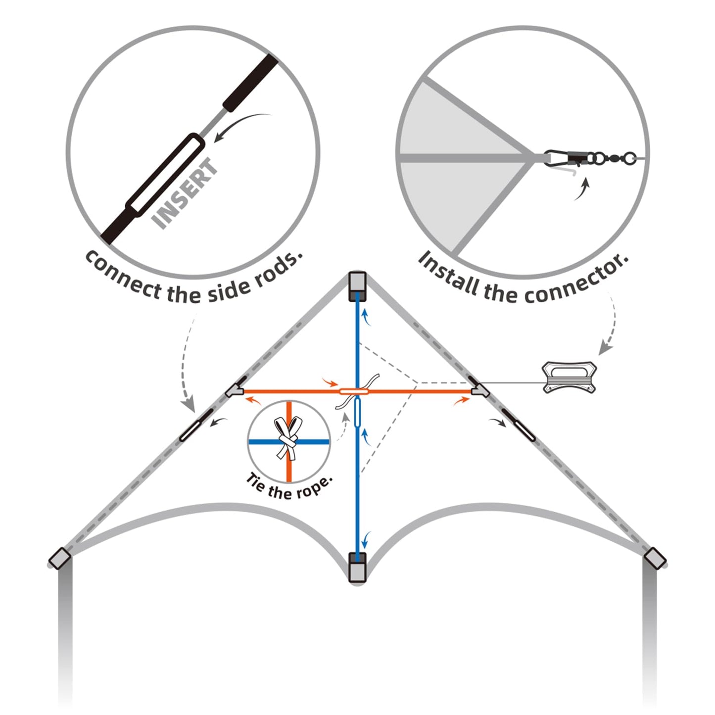 Delta Kite For Kids & Adults
