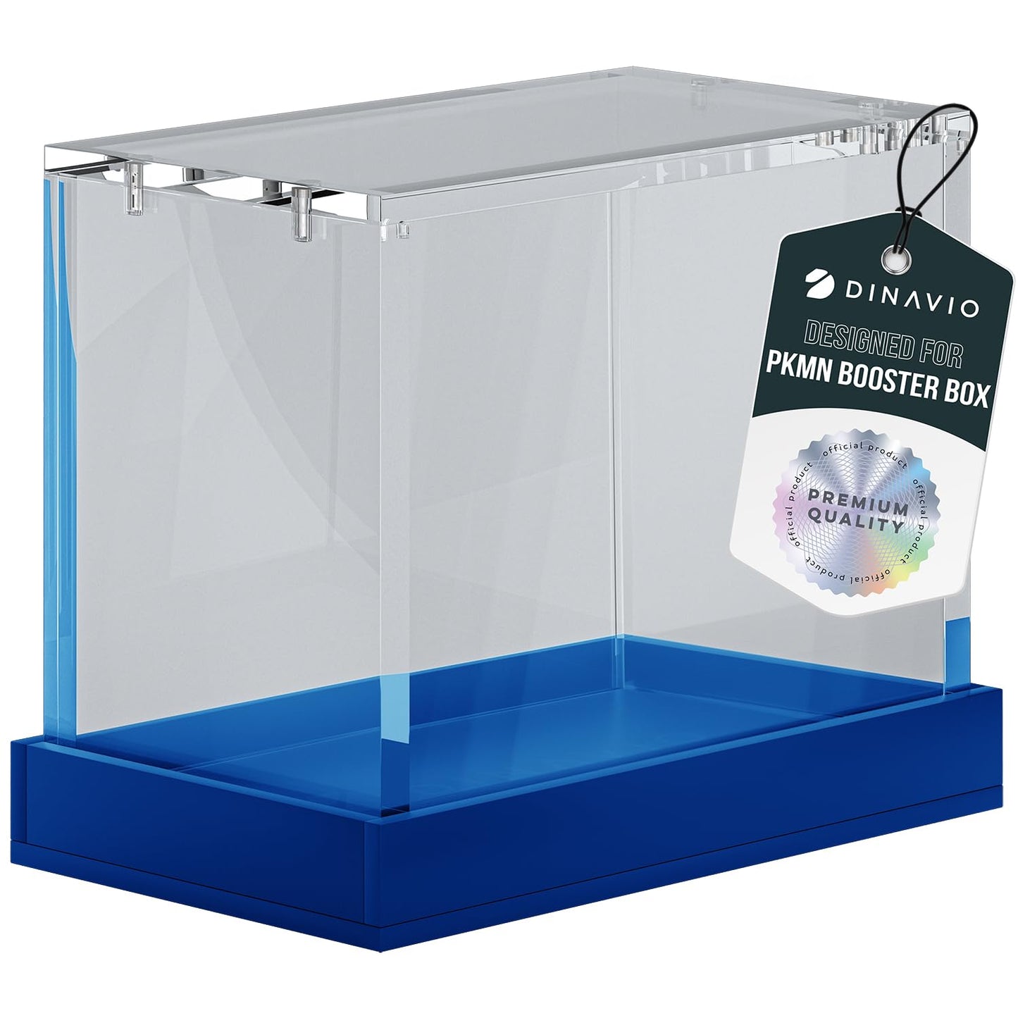 Dinavio Crafthouse Booster Box Case Acrylic Display - Upgraded 7Mm + 5Mm Acrylic 5X3Mm Magnets - Pkmn Booster Box Case Protector