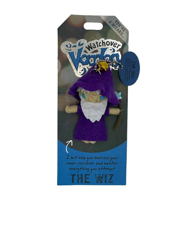 Watchover Voodoo 3-Inch The Wiz Keychain - Handcrafted Gift To Bring Good Luck And Positivity Everywhere You Go