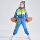 Lolanta Hip Hop Clothes Girls, Kids Dance Clothing Set, High Waisted Pants Sets, Girls Dance Wear Sets(9-11, Dark Blue)