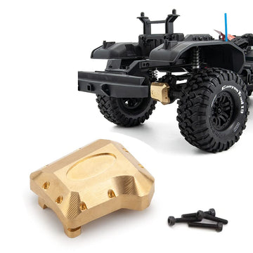 RCLions Brass Diff Cover Heavy Duty 69g Axles Gear Cover for TRX4 T4 Axles