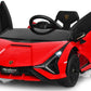 INFANS 12V Licensed Lamborghini Sian Kids Ride On Car with Parent Remote Control, Spring Suspension, MP3 Player, Electric Toy Ro