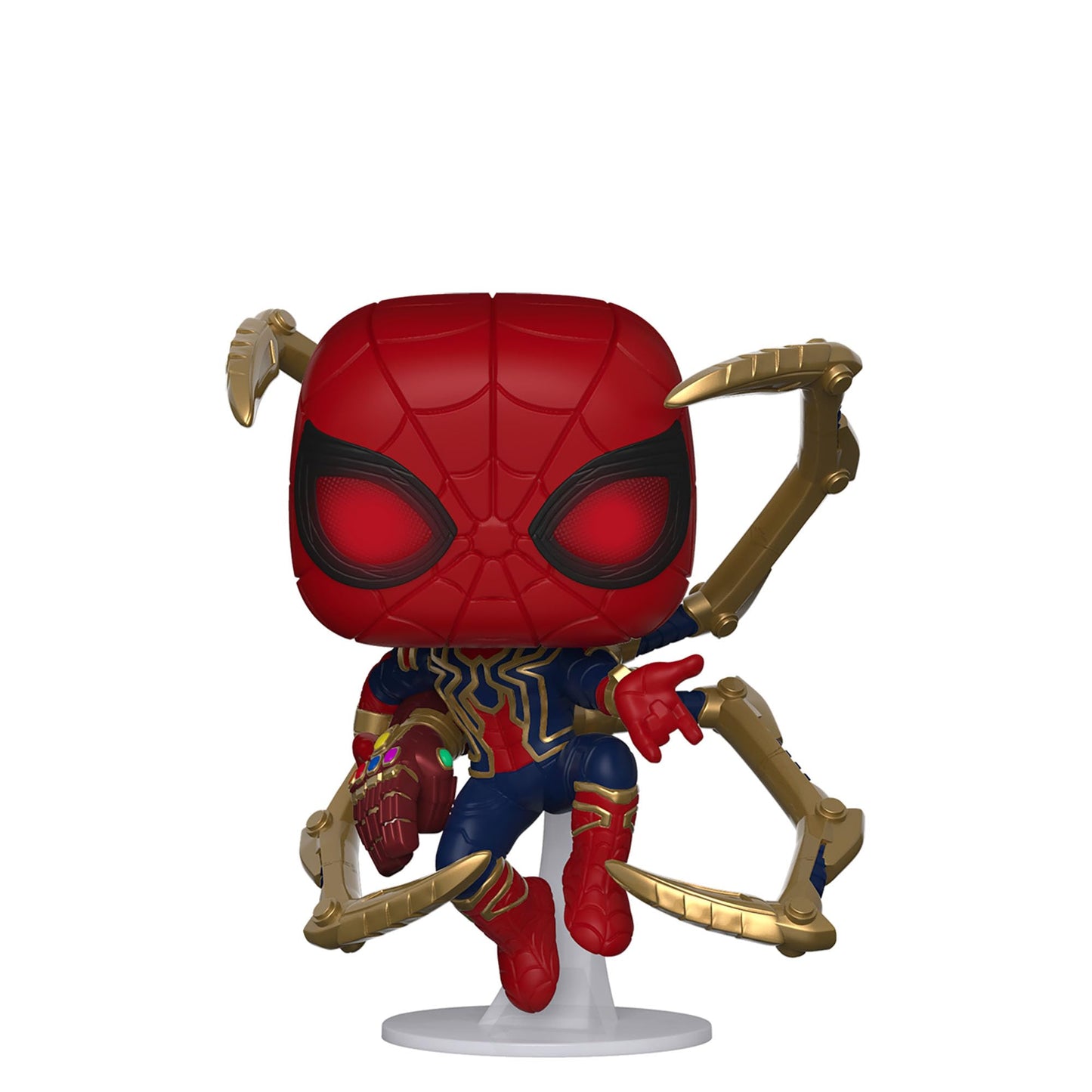 Funko Pop! Marvel Iron Spider with Nano Gauntlet - Vinyl Figure, Multicolor, US One-Size, Model 45138