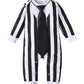 Singcoco Baby Boy Halloween Costume Outfit Newborn Striped Romper (Black,0-3 Months)