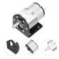 Dmiotech Micro Dc 12V 100Rpm Geared Motor With Bracket Gear Reduction Motors 37Mm Diameter Gearbox Micro Speed Reduction For Rc