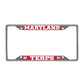 FANMATS - 14910 NCAA University of Maryland Terrapins Chrome License Plate Frame 6.25x12.25