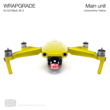 Wrapgrade Main Unit Skin Compatible With Dji Mavic Air 2 (Limoncino Yellow)