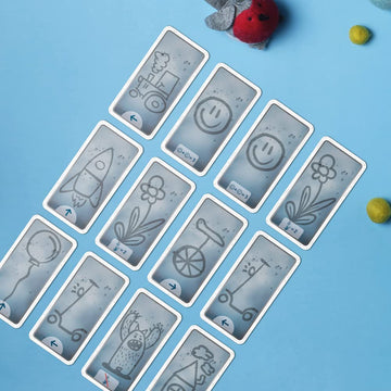 Helvetiq Misty Card Game - A Dreamy Journey Of Window Doodles And Strategy! Fun Family Game For Kids & Adults, Ages 6+, 1-4 Players, 15 Minute Playtime, Made By Helvetiq