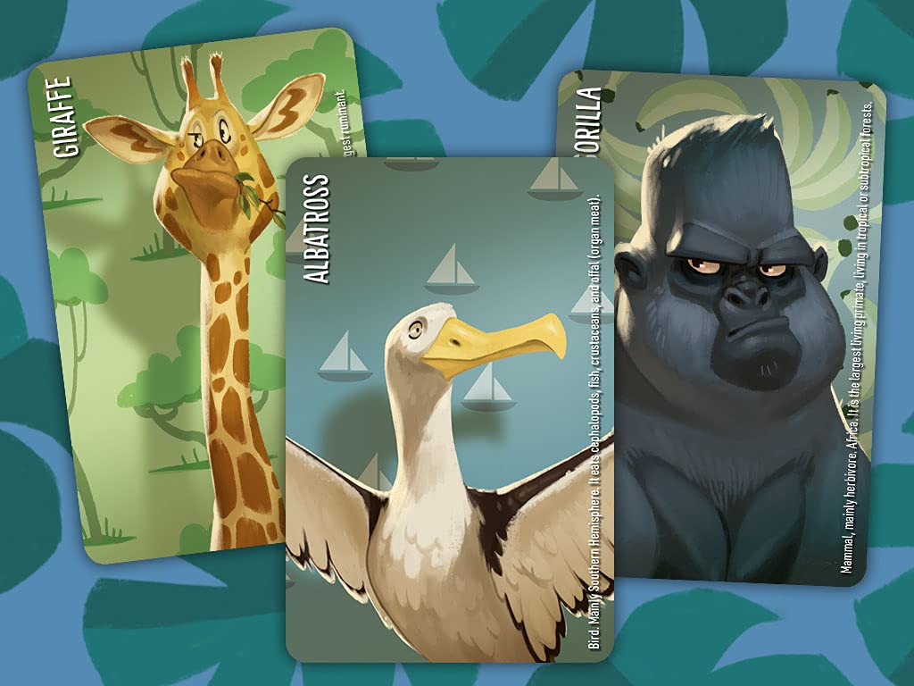 Horrible Guild Similo Wild Animals: A Fast-Playing Family Card Game - Guess The Secret Wild Animal Character, 1 Player Is The Clue Giver & Others Must Guess The Character, 2-8 Players, Ages 8+, 20 M