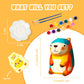 Loungelore DIY Capybara Lamp Kit, 3D Night-Light Art Supplies for Kids Ages 8-12, Plastic, Capybara B Model YQFKMDCSZB003