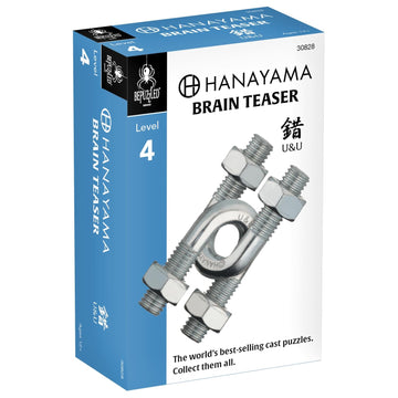 Bepuzzled |U&U Hanayama Metal Brainteaser Puzzle Mensa Rated Level 4, For Ages 12 And Up