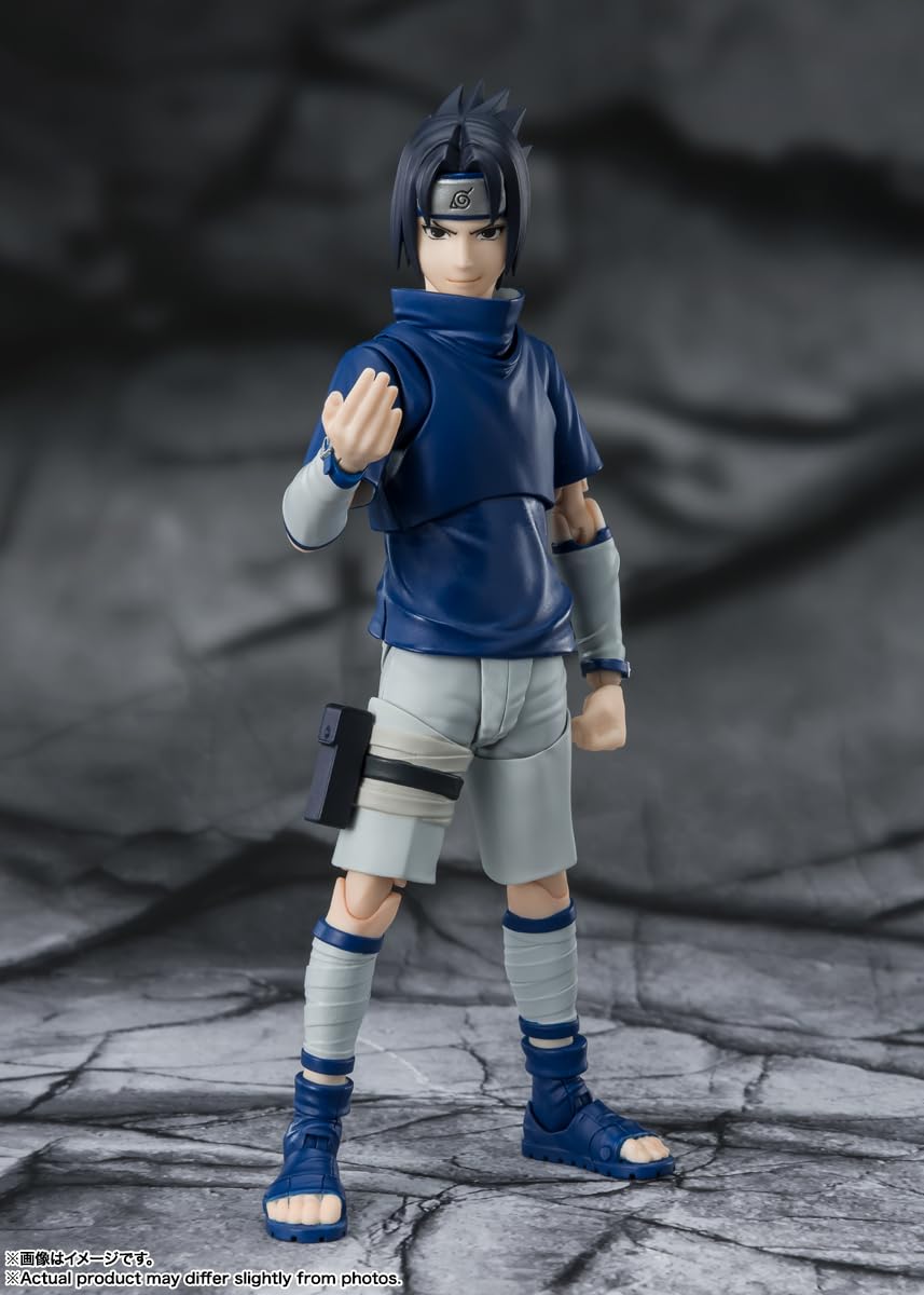 TAMASHII NATIONS - Naruto - Sasuke Uchiha -Ninja Prodigy of The Uchiha Clan Bloodline-  Bandai Spirits S.H.Figuarts Action Figure