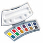 Pelikan Transparent Watercolor Paint Set, 12 Colors (721886), Multi,Black,Blue,Green